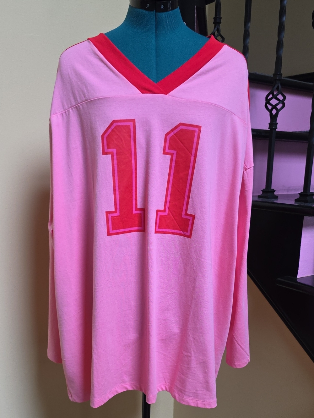 NWT Dressed In Lala: Lala Original Lucky Oversized Jersey Tee - SZ S/M